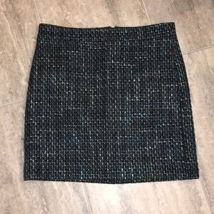 LAST CHANCE J.Crew Tweed Blue/green mini Skirt 2
